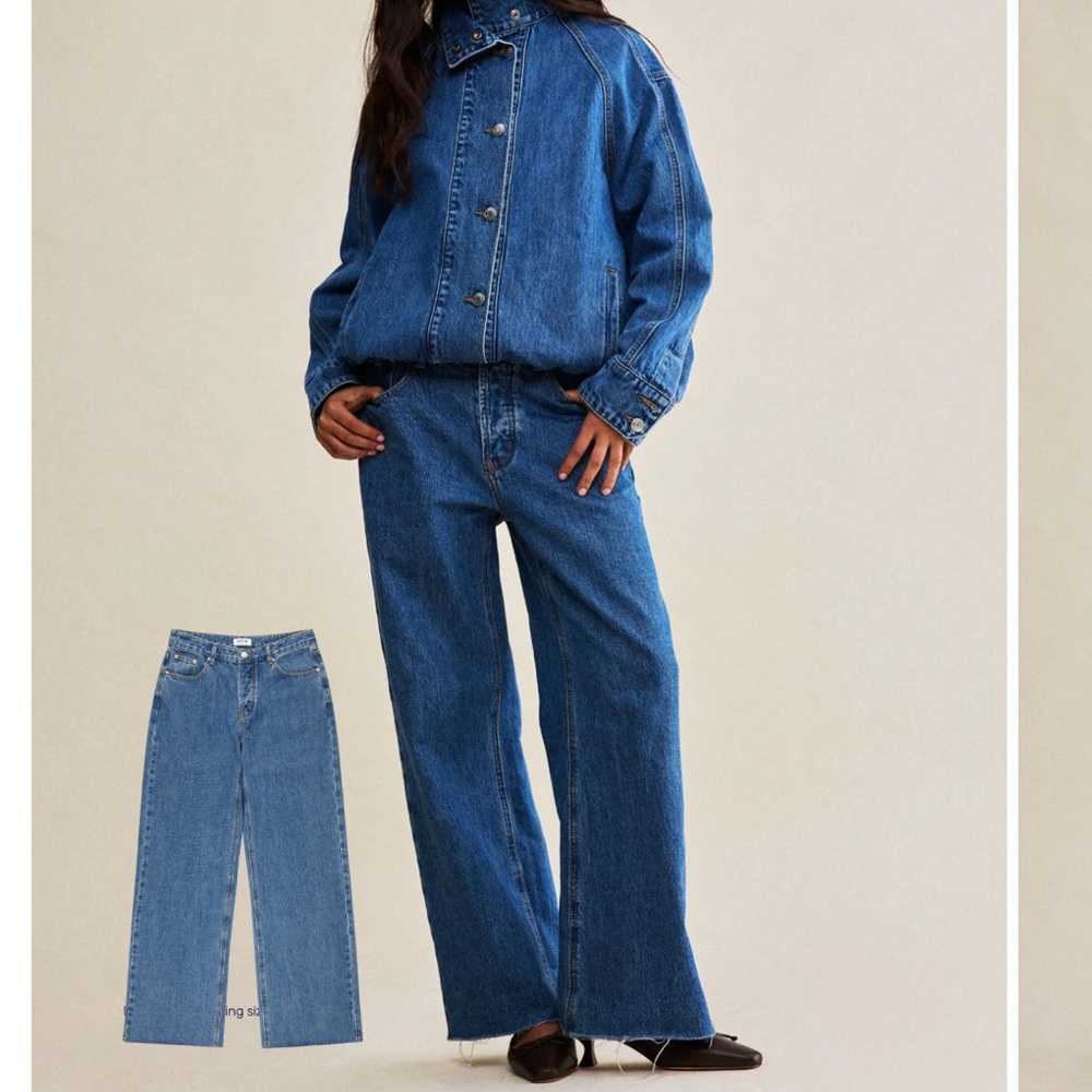 PARKE LOW RISE BAGGY JEANS